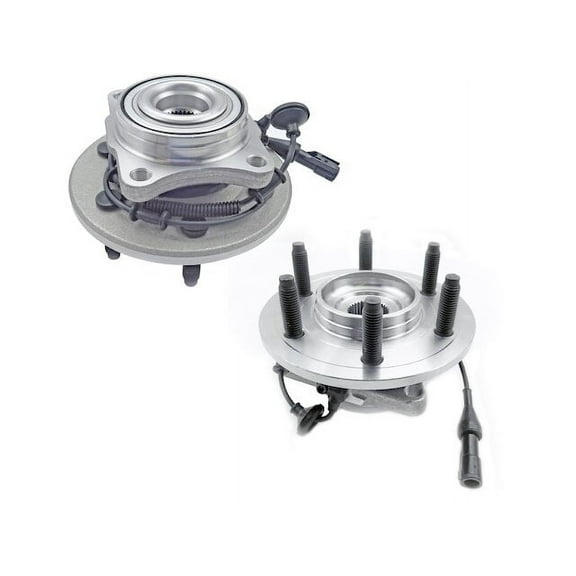 Rear Wheel Bearing Hub Assembly - Set of 2 - Compatible with 2003 - 2006 Ford Expedition 4WD, RWD 2004 2005