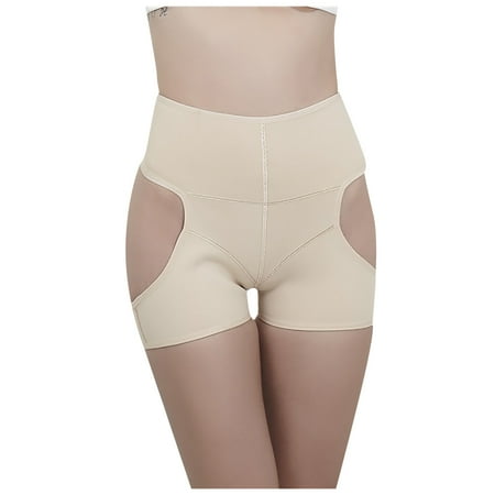 

Women high-waisted abdomen leaky butt sculpting waist shaping pants High Waist Abdominal Leaky Butt Sculpting Corset Body Shaper Pants Beige XXL