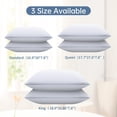 thumbnail image 2 of Juego de 4 almohadas de cama Piwaal, tamaño king, alternativa al plumón, 2 of 6