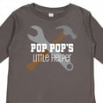 thumbnail image 4 of Inktastic PopPop Little Helper Boys Long Sleeve Toddler T-Shirt, 4 of 5