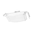 thumbnail image 2 of WHAMVOX Large Oil Collection Cup Gas Stove Accessories Transparent Plastic Rectangular Kitchen Use 1Pack, 2 of 8