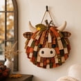 thumbnail image 6 of Autumn Highland Cow Pumpkin 3D Fabric DIY Kit,Handmade Cow Fabric Animal Decoration Sewing Craft Project for Adults,Fall Farmhouse Home Decor, Thanksgiving Decoration Gift,1pc, 6 of 8