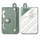 thumbnail image 2 of Tarjeta adhesiva multifuncional para cartera de teléfono - Funda de cuero con cremallera, parche magnético y soporte, contiene 3 tarjetas y efectivo, 2 of 2