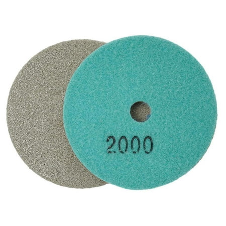 

2PCS 4in Diamond Sponge Polishing Pads Nylon Fiber Abrasive Disc Marble Granite