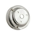 thumbnail image 4 of Mr Gasket 4977 Chrome Plated Steel Crankshaft Pulley Fits select: 1969-1985 CHEVROLET CAMARO, 1969-1985 CHEVROLET C10, 4 of 6