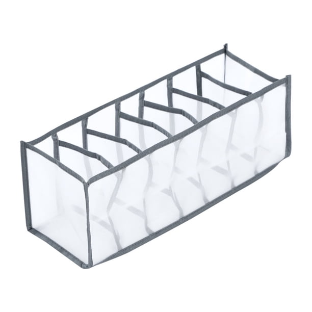 De Ropa Caja De Almacenamiento De Rejilla Visible Plegable Con Múltiples Capas Contenedores De Almacenamiento Portátiles Para Ropa Interior Calcetines Bufanda seitruly HA041965-01