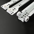 thumbnail image 2 of (1 Pairs，35cm) Drawer Slides-Drawer Slides-Kitchen Sliding Drawer Slides-Drawer Slides-Sliding Rail-White Steel Partial Extension Slide, 2 of 4