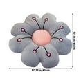 Holloyiver Flower Throw Pillow, 15.7" Soft Fluffy Flower Pillow for