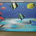 thumbnail image 6 of Ambesonne Sea Place Mats Set of 4, Ocean Coral Reefs Tropic, Standard Size, Blue, 6 of 6