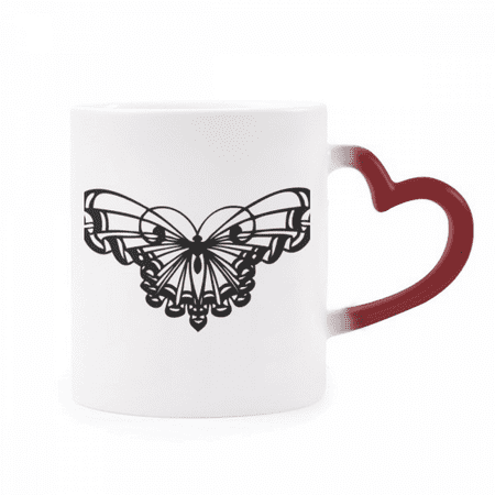 

with Ruffle Wing Heat Sensitive Mug Red Color Changing Stoneware Cup