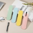 thumbnail image 5 of Uxcell 6 Inch Pen Sleeve, 8 Pcs PU Leather Protective Cover Holder for Office Ballpoint Pencils, Black, 5 of 7