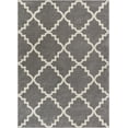 thumbnail image 3 of Well Woven Harbor Trellis Grey Quatrefoil Geometric Modern Area Rug 7'10" x 10'6", 3 of 8