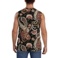 thumbnail image 4 of Pofeuu Paisley6 Print Men's Muscle T-Shirt, Sleeveless, Muscle Tank, Classic Muscle Tee Top For Men Casual Sleeveless Muscle T-Shirt Trendy Clothes-Small, 4 of 7