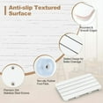 thumbnail image 4 of Topcobe Waterproof HIPS Spa Shower Mat for Bathroom with Non Slip Foot Pads, Easy Clean Indoor & Outdoor Floor Mat for Spa, Sauna, Pool, White, 4 of 9