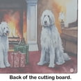 thumbnail image 3 of Komondor Cozy Christmas Glass Cutting Board Large 12 in x 15 in, 3 of 5