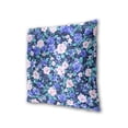 thumbnail image 3 of Pink and Blue Floral Throw Pillow Covers 16x16 Inch 2 Packs Decorative Square for Living Room Couch Bed Sofa, 3 of 6