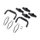 thumbnail image 5 of Puntos de empuje de 2 piezas Push Up Bar Barra Fuerza Anti Slip Home Home Gym Equipo de ejercicio Fitness Pusnes Pushup Handles, 5 of 9