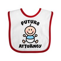 Inktastic Future Attorney Lawyer in Training Boys Baby Bib