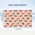 thumbnail image 2 of Colorful Dragonfly Print Bath Towel, Highly Absorbent towels for bathroom Quick Drying Microfiber Bath Towels for Body, Soft Shower Towels for Sport, Yoga, SPA, Gym 27x55in, 2 of 5