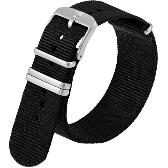 Luminox FNX.2201.20Q.K Men's 22mm Black Webbing Nylon Watch Strap