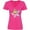 Cyber Pink, variant on Monkey Love Tutu Dance Women's V-Neck T-Shirt