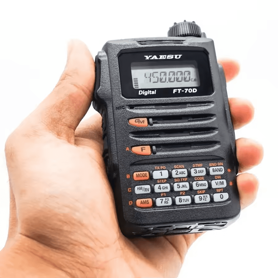 Yaesu FT-70DR walkie talkie 2-way Radio 144/430 MHz Digital/Analog Handheld Transceiver Radios