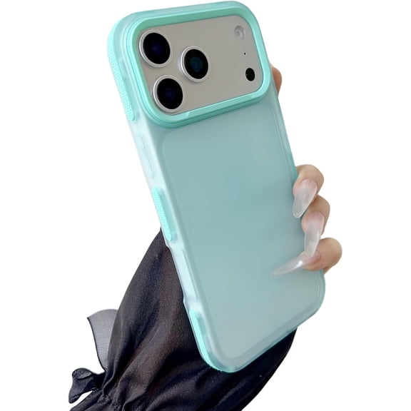 Colorful Anti-Slip Skin Touch Feel Magnetic Phone Case for iPhone, Compatible with (Green,iPhone 15 Pro Max)