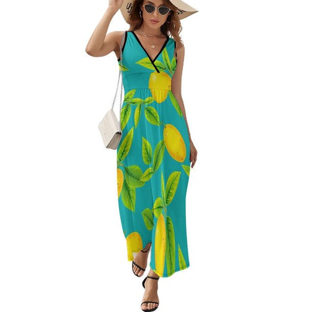 Delicious Lemon Vestido Sin Mangas , Vestidos De Lujo Para Ocasiones Oficiales