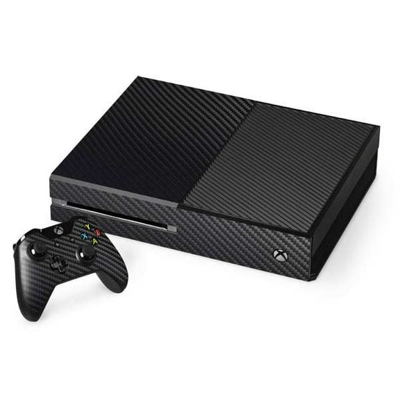 Skinit Textures Carbon Fiber Xbox One Console and Controller Bundle Skin