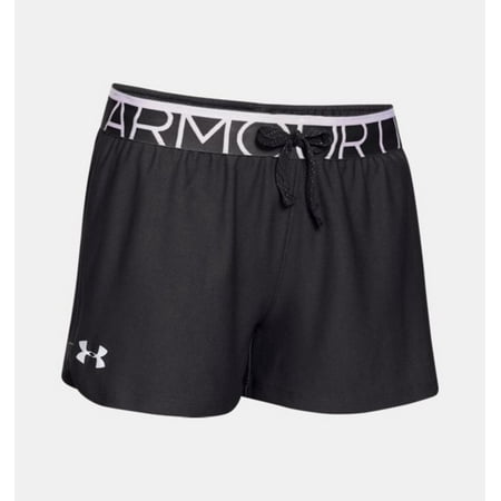 Under Armour Girls Play Up Short, Constillation Purple, YXS