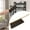 Black/14.72"×8.6"/1Pc, variant on Hand Broom,Dust Brush,Soft Bristle Cleaning Brush,Whisk Broom,Hand Broom Brush with Long Wood Handle,for Counter Bed Sofa Car Fireplace Clothes Household Cleaning
