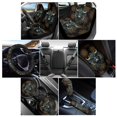 thumbnail image 2 of Renewold Boho Ethnic Tribal Highland Cow Car Accessories 12 PCS, Auto Seat Covers Steering Wheel Seat Belt Pad Armrest Handbrake Gear Shift Cover Coasters Universal Car Interior Decor, 2 of 7