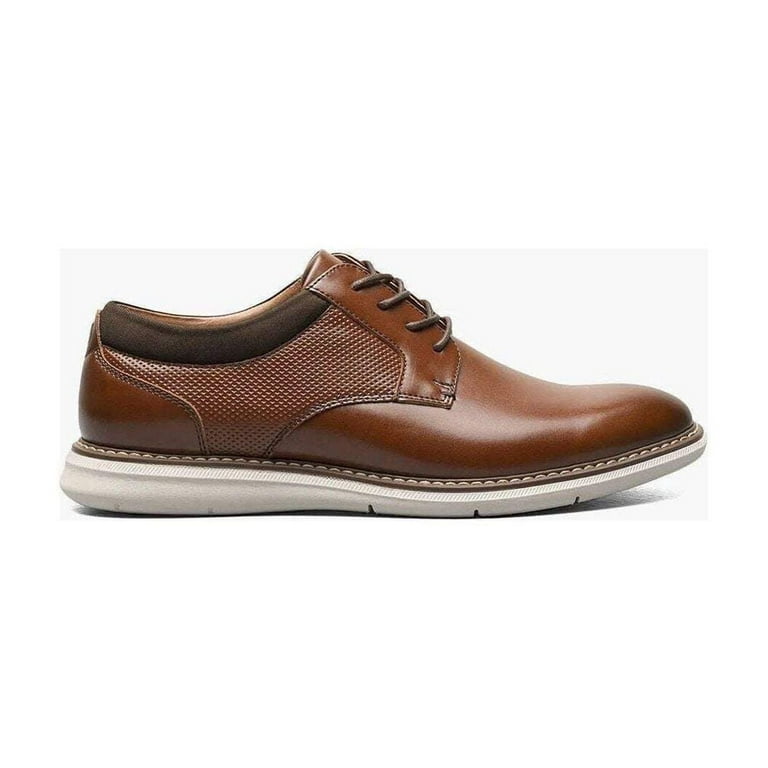 Nunn Bush Chase Men's Plain Toe Oxford Shoes Color: Cognac Multi Size: 13  - Walmart.com