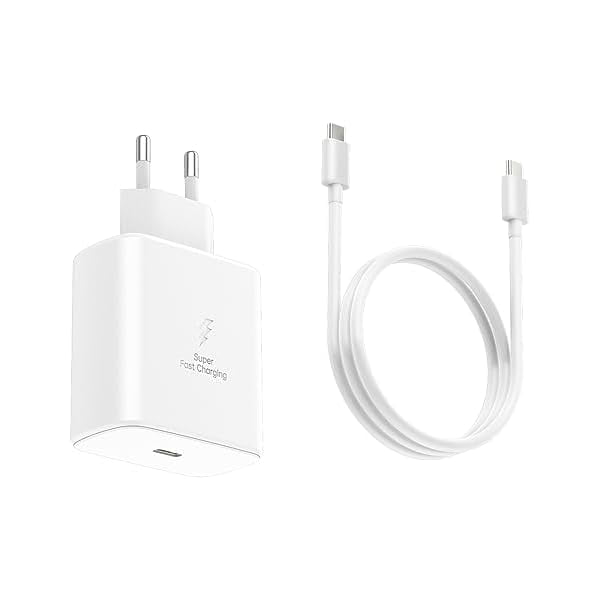 45W Europe Super Fast Charger European Travel Plug Adapter for Samsung Galaxy S25 S24 S23 S22 S21 Ultra Plus iPhone MacBook iPad EU International Adaptor USB C Wall Charger PD PPS Italy Spain Euro