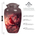 thumbnail image 3 of Cardinal Bird Large Urn for Ashes, Urns for Human Ashes Adult Female, Cremation Funeral Urns for Human Ashes Adult Man, Keepsake Urn for Ashes(Size - 10inch 1Pcs, 3inch 2Pcs), 3 of 4