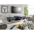 55" Modern TV Stand Wall Mounted TV Console High Gloss Media Unit LED