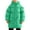 Green, variant on Lkhaha Toddler Girl Jackets Warm Thicken Down Padded Solid Mid-Length Parkas With Pocket Kids Child Clothes