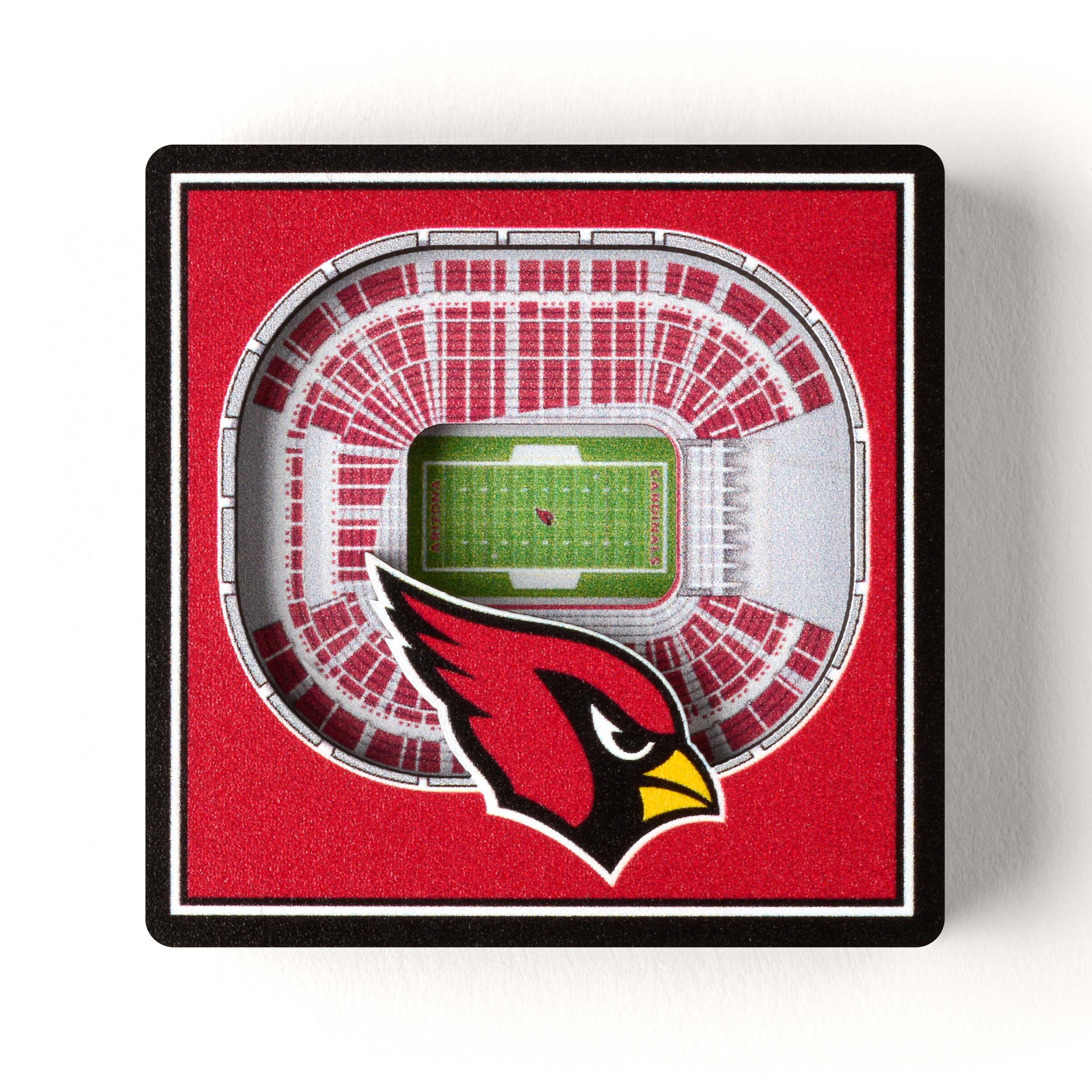 YouTheFan NFL Arizona Cardinals 3D StadiumView Magnet