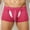 Hot Pink, variant on Men's Mesh Boxer Briefs Breathable Comfort Valentines Underwear for Daily Wear