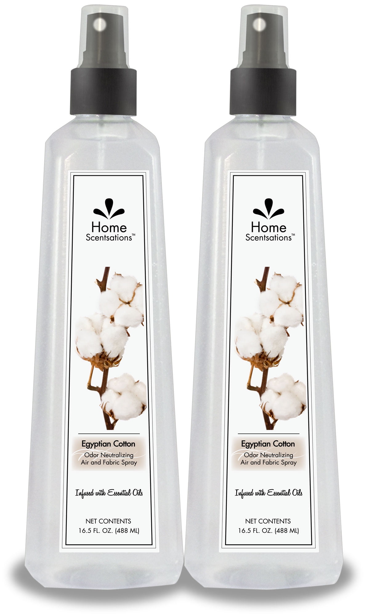 Home Scentsations (2 Pack) Egyptian Cotton Air & Fabric Spray