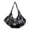 Black, variant on Canvas Underarm Bag, Adjustable Strap Women Shoulder Bag, Reusable Armpit Bag for Work Travel Outdoor (Khaki)
