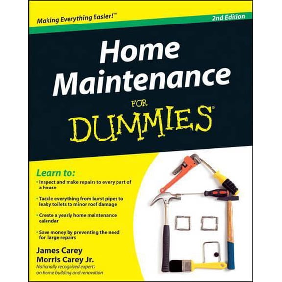 Pre-Owned Home Maintenance for Dummies, 2nd Edition (Paperback) 047043063X 9780470430637
