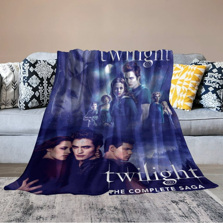 Twilight Saga Super Soft Throws Blanket Ultra Soft Flannel Fleece Lining For Toddlers Boys And Girls Adult Light And Comfortable Bed Blanket For