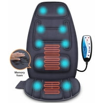 Snailax Massage Seat Cushion with 10 Vibration Motors, Back Massage Chair Pad for Back Pain Relief,Father's Day Gifts