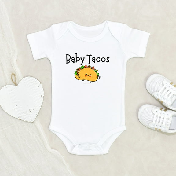Newbabywishes - Funny Little Tacos Baby Clothes for Boys and Girls - Newborn Baby Clothes