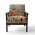 thumbnail image 4 of Designart "Mid Century Polka Dots" Upholstered Mid-Century Modern Accent Chair and Mid-century Arm Chair - Multiple Color & Pattern, 4 of 7