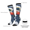 thumbnail image 4 of Pofeuu Astronaut And Space Print Stockings, Adult Running Hiking Socks for Youth and Adult, 4 of 6