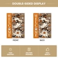 thumbnail image 6 of Sm:)e Welcome Ghost Bat Pumpkin Halloween Garden Flag 12 x 18 Inch, Double-Sided Printing, Outdoor Welcome Decor for Yards, 6 of 7