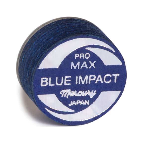 Navigator Blue Impact Pro Premium Laminated Pool Carom Billiard Cue Tip - 1 pc (Max, 12.5 mm)