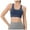 Dark Blue, variant on COMVALUE Women Racerback Sports Bras - High Impact Workout Gym Activewear Bra (Dark Blue, XL)